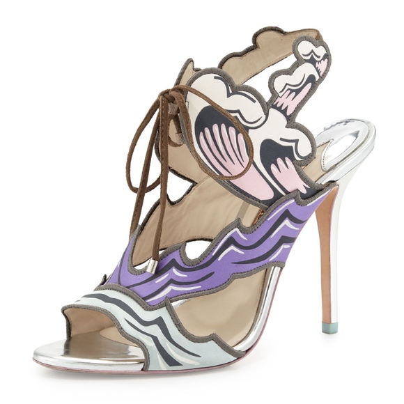 Sophia Webster Heaven Multicolor Heels